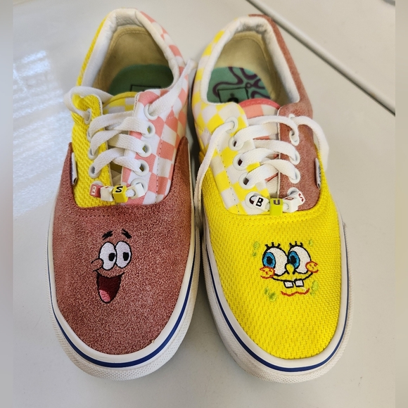 Vans SpongeBob Square Pants X Era Best Friends Shoes Womens 8 - Picture 1 of 10